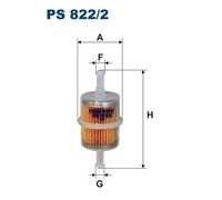 5x ✅Fits FILTRON PS 822/2 Fuel Filter PS 822/2 Fuel filter fits: FIA ⭐UK Seller⭐