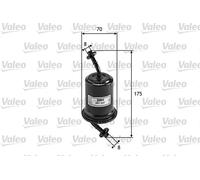 VALEO 587037 Fuel filter