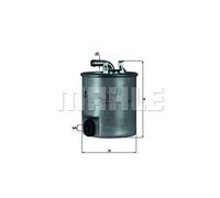 Fuel Filter KL174 Mahle 6110920101 A6110920101 78540973 72546288 Quality New