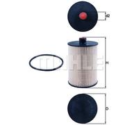 MAHLE KX 217D Fuel filter