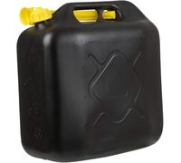 New Fuel Jerry Can,Car Spout Nozzle Flexi with Spout Nozzle Container Storage for Car Van Motorcycle,Emergency Backup for Vehicles Storage (LARGE BLACK 20L JERRYCAN)