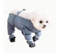 New Full Coverage Dog Protective Suit, Waterproof Dog Bodysuit with Paws Protection for Outdoor Walking Cold-proof, fashionable and easy to clean(Size:L)
