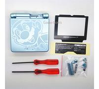 New Full Housing Shell Pack Case Cover for GBA SP Gameboy Advance SP Mario Pearl Blue