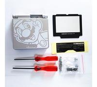 New Full Housing Shell Pack Case Cover for GBA SP Gameboy Advance SP Mario Silver