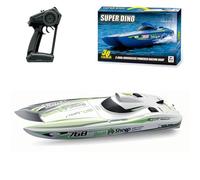 New Fully Proportional Brushless RC Boat 30KM/H, Big Remote Control Boats for Adults, Fast Racing Boat with Waterproof, RTR, Sailboat for Lake, River, Saltwater and Pools - White
