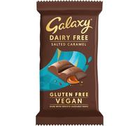 New Galaxy Dairy Free Salted Caramel Chocolate Bar,100g Gluten Free, Vegan, with Smooth Hazelnut Paste