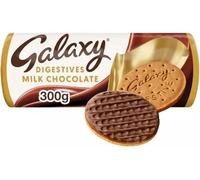 New Galaxy Digestive Milk Chocolate Biscuits Dunkable Tea Biscuits Coffee British Classic Chocolate and Cookie Mix | pack of 2