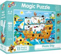 NEW Galt Toys Pirate Ship 50 Piece Children’s Play Game Magic Puzzle