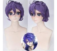 New Game Wigs Ib Garry Purple High Temperature Wire Cos Short Synthetic Hair Cosplay Costume Anime Wig + Wig Cap
