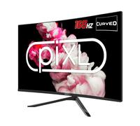 new gaming monitor Curved 27 inch 165Hz HDMI frameless FHD PIXL Full HD