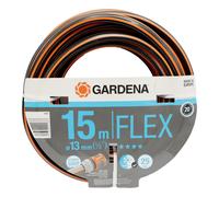 Gardena Comfort FLEX Hose Pipe 1/2" / 12.5mm 15m Grey & Orange