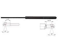 Metzger Autoteile Gas Spring 2110352 - Rear Window for Renault Scenic II / Grand Scenic II 1.5L