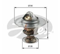NEW GATES COOLANT THERMOSTAT OE QUALITY REPLACEMENT TH47685G1