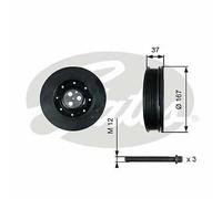 NEW GATES CRANKSHAFT BELT PULLEY TVD DAMPER KIT OE QUALITY REPLACEMENT TVD1060A
