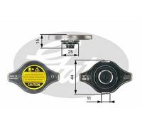 NEW GATES ENGINE RADIATOR CAP OE QUALITY REPLACEMENT RC127