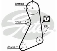 NEW GATES TIMING BELT CAMBELT OE QUALITY REPLACEMENT 5399XS