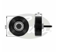 NEW GATES V-RIBBED BELT DEFLECTION GUIDE PULLEY OE QUALITY REPLACEMENT T36089