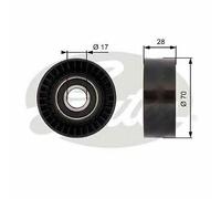 NEW GATES V-RIBBED BELT DEFLECTION GUIDE PULLEY OE QUALITY REPLACEMENT T36379
