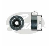 NEW GATES V-RIBBED BELT DEFLECTION GUIDE PULLEY OE QUALITY REPLACEMENT T36418