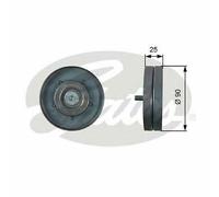 NEW GATES V-RIBBED BELT DEFLECTION GUIDE PULLEY OE QUALITY REPLACEMENT T36436
