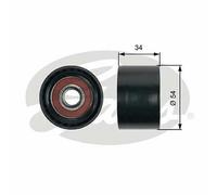NEW GATES V-RIBBED BELT DEFLECTION GUIDE PULLEY OE QUALITY REPLACEMENT T36453