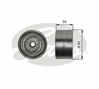 NEW GATES V-RIBBED BELT DEFLECTION GUIDE PULLEY OE QUALITY REPLACEMENT T36480