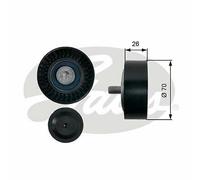 NEW GATES V-RIBBED BELT DEFLECTION GUIDE PULLEY OE QUALITY REPLACEMENT T36483