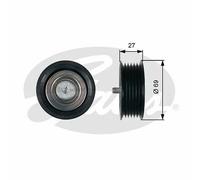 NEW GATES V-RIBBED BELT DEFLECTION GUIDE PULLEY OE QUALITY REPLACEMENT T36487
