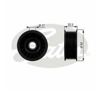 NEW GATES V-RIBBED BELT DEFLECTION GUIDE PULLEY OE QUALITY REPLACEMENT T38016