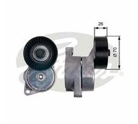 NEW GATES V-RIBBED BELT TENSIONER PULLEY OE QUALITY REPLACEMENT T38201