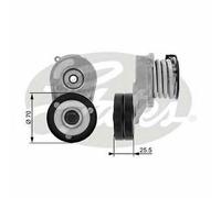 NEW GATES V-RIBBED BELT TENSIONER PULLEY OE QUALITY REPLACEMENT T38432