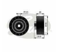 NEW GATES V-RIBBED BELT TENSIONER PULLEY OE QUALITY REPLACEMENT T39057
