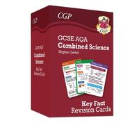 New GCSE Combined Science AQA Higher Key Fact Revision Cards - Summary cards for quick revision (CGP AQA GCSE Combined Science)