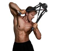 (New) GD Muscle Pump Power Twister Arm Exerciser & Chest Expander Upper Body Strengthener, Chest Workout Exerciser for Men, Workout Equipment Shoulder Muscle Training Fitness Equipment (22-100 lbs)