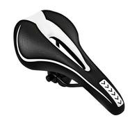 New Gel Bike Seat Bicycle Saddle, MSDADA Bike Saddle for Men & Women, Waterproof Bicycle Seat Comfortable Soft Cushion for Road Bike, Mountain Bike, Exercise Bike, City Bikes(White)