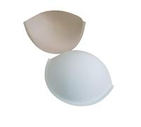 New Gel Filled Soft Feel Sew in Bra Cups - Ivory or Nude - C/D or D/DD (Ivory, C/D)