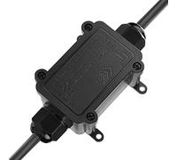 New Generation 2pcs Waterproof External 2 Way 1IN1OUT lP68 Underwater 4-8mm 6-11mm Junction LED Underground Lighting Wire Cable Connector Outdoor Power Cord Electrical Box (2 Way)