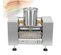 New Generation Automatic Crepe Maker Machine, Mille Crepe Cake Skin Maker, Pure Copper Motor, Nonstick above for Bakery, 300 Pieces per Hour, Restaurant Use(6in)