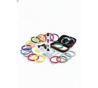 New Generation Pro Professional 3D Pen Complete Kit with Hard Case, 100 Metres PLA Filament (20 Colours), 10 Stencils and Instructions in Italian - Gift for Children and Adults (White/Black)