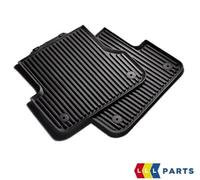 NEW GENUINE AUDI A4 A5 B8 REAR ALL WEATHER RUBBER FLOOR MATS PAIR SET BLACK