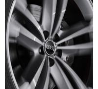 Audi 4M8071006A Dynamic Hub Caps (4 Pieces) Wheel Hub Caps, Black/Silver, 20.6 x 18.2 x 4.7 cm