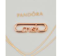 New Genuine Authentic Pandora ME Rose Gold Styling Link ~Crush~ Word 780080C00