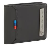 NEW GENUINE BMW M MOTORSPORT 4 CARD HOLDER BLACK EMBOSSED WALLET 80215B5D132