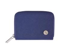 NEW GENUINE BMW SMALL BLUE LEATHER WALLET 2 CARD SLOT POCKET 80215B319B3