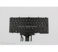 New Genuine Dell Latitude E5450 E5470 E7450 E7470 Backlit Dual-Pointing Swiss Keyboard: 6C1VG