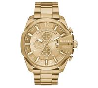 NEW GENUINE DIESEL MEGA CHEF DZ4360 YELLOW GOLD STAINLESS STEEL MENS WATCH GIFT