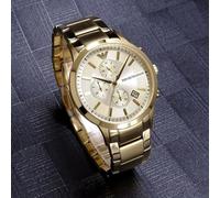 NEW GENUINE EMPORIO ARMANI MENS WATCH RENATO AR11332 YELLOW GOLD STAINLESS STEEL