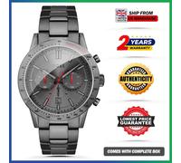 New Genuine HUGO BOSS HB1513924 Allure Gunmetal Men Fashion Wrist Men Watch UK