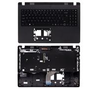 New Genuine Laptop Palmrest For ACER TRAVELMATE P215-53 P215-53G PN: 6B.VPTN7.031, 6B.VPVN7.031, 1KAJZZE066T, 1KAJZZE0680 Upper Case Cover with US Layout English QWERTY Keyboard without Touchpad