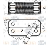 MAHLE ORIGINAL CLC 12 001S Engine oil cooler